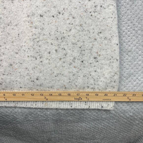 NEW MADEWELL DONEGAL SNOW SWEATER DRESS BUTTON SLEEVE Knit Wool Blend Sz Large - Picture 10 of 14
